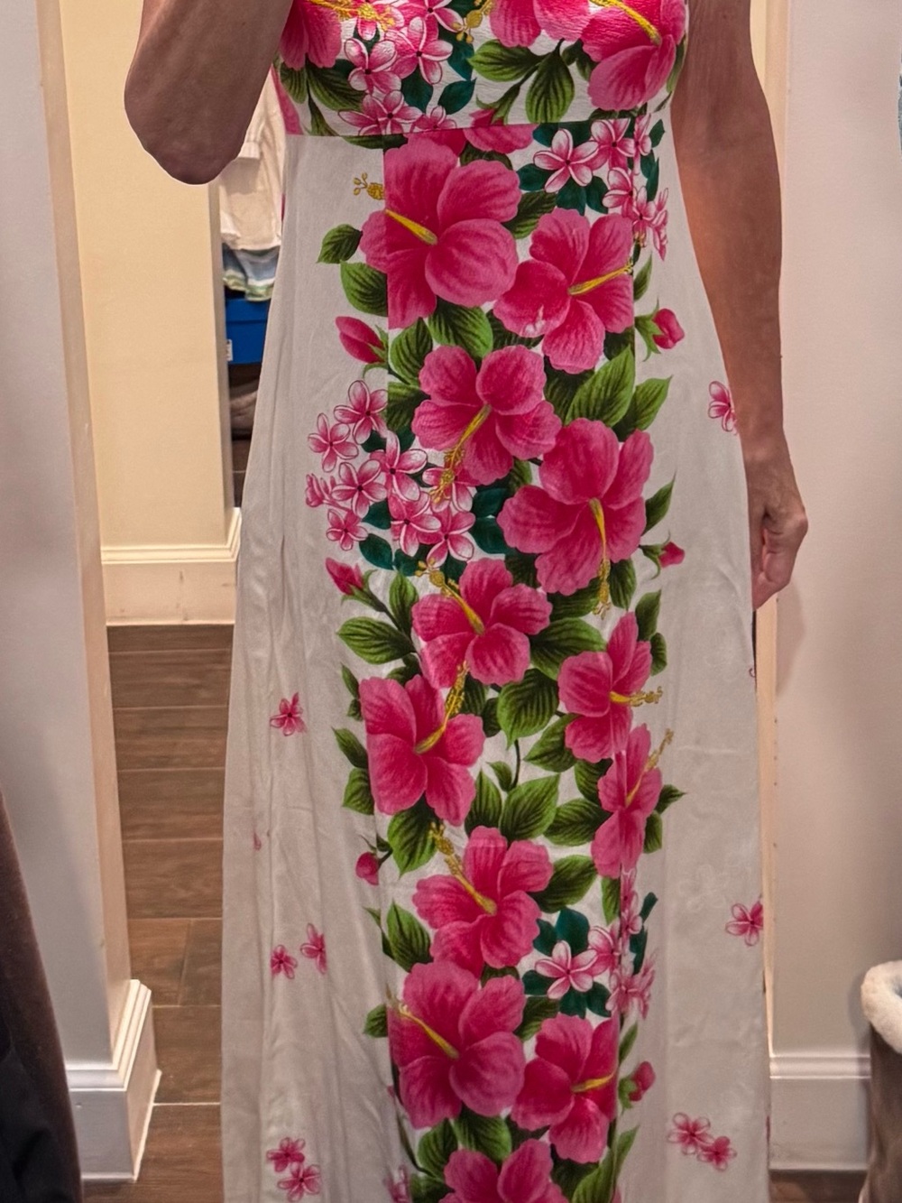 1960’s vintage authentic Hawaiian Wedding Dress made in Hawaii- 2P - Picture 5 of 16